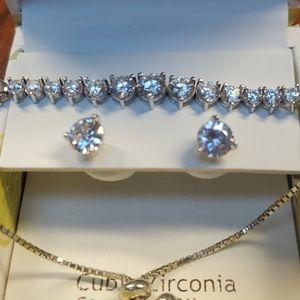 Sterling Silver Earrings/Bracelet - MAKE OFFER